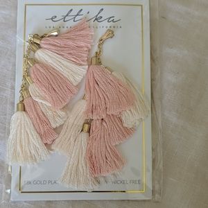 Ettika tassel/fringe Earrings